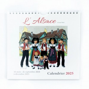 Calendrier L'Alsace Enchantée 2020 de Ratkoff  (19,5cm x 20cm)